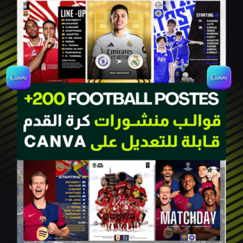 200 editable soccer poster templates
