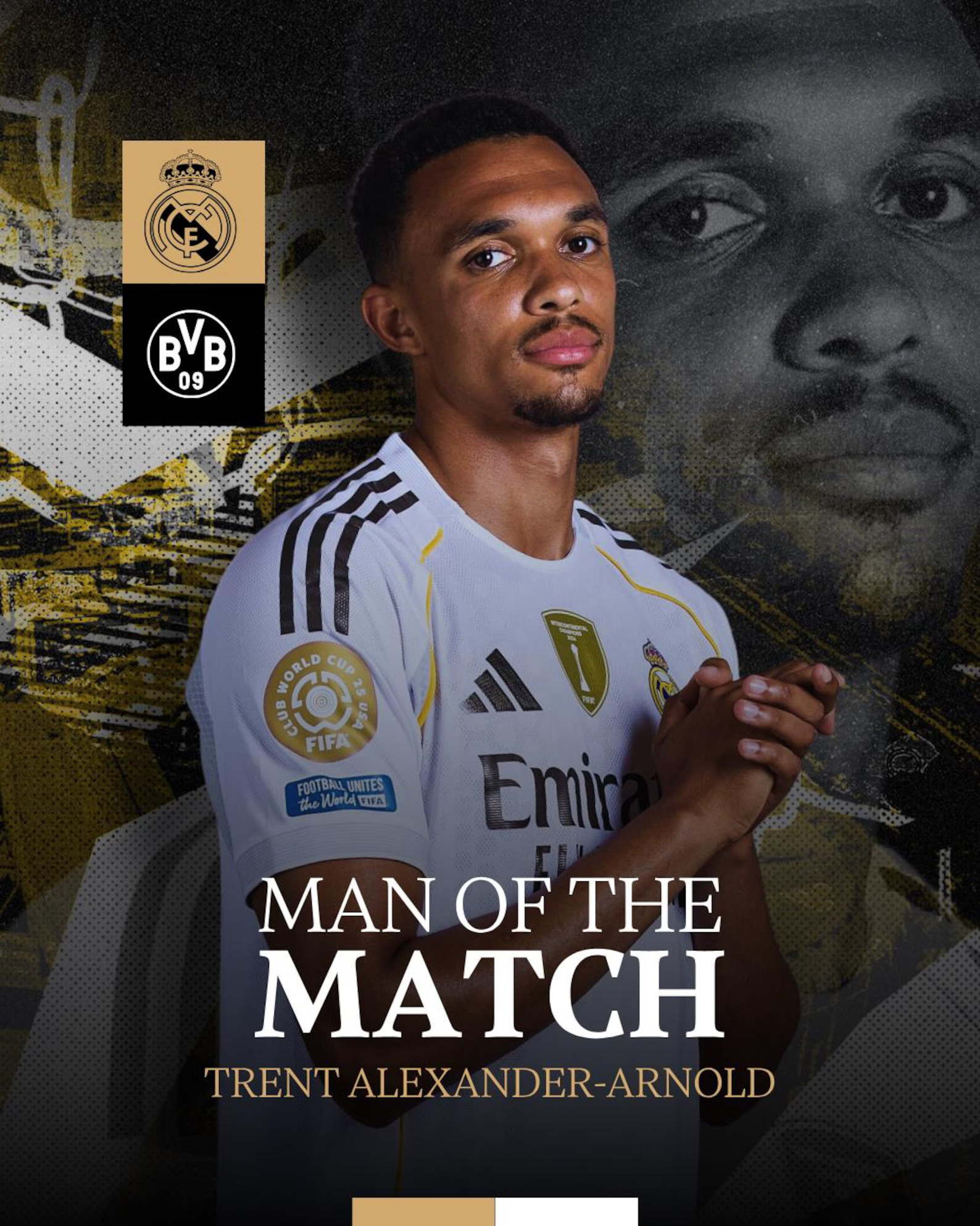 Real Madrid Football Poster Template: Editable Canva Matchday Graphics - Image 3